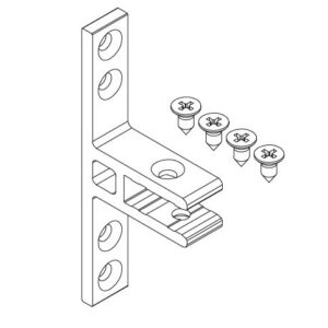 ANCLAJE CENTRAL TIPO  T  IDS-30 NEGRO 