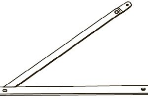 BISAGRA COMPAS LIMITADOR -260MM-