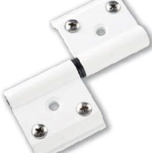 BISAGRA PARA PLEGABLE 3º HOJA LACADO BLANCO [2UND]