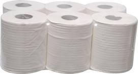 BOBINA PAPEL PEQ GOFRADO SECAMANO 117M P 6 UND *