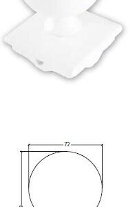 BOLA REMATE REDONDA 60X60 NEGRO
