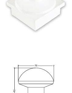 BOLA REMATE SETA 70X70 PLATA