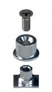 BULON FIJO GIESSE PARA PLETINA FALLEBA  X3 PIEZAS 