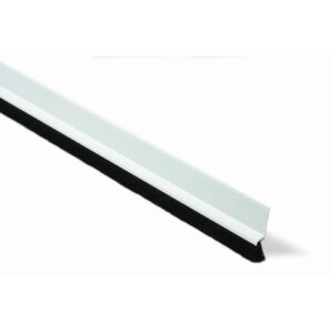 BURLETE FIJO ALUMINIO 1100MM LACADO BLANCO