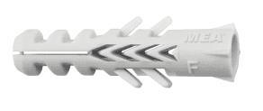 CAJA TACO NYLON NF 4 ALAS 6MM [100 UDS] €/100