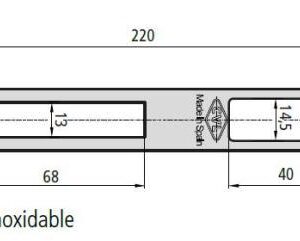 CERRADERO EURO CVL REGULABLE INOX PARA CERRAD  184