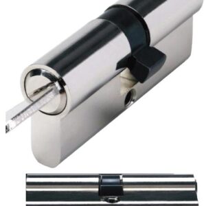 CILINDRO MHA SEGUR MOD 43 30/40 NIQUEL LEVA CORTA