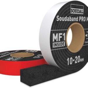 CINTA AUTOEXPANSIVA SOUDAL MF1 53MM4-10MM NEGRO 9M