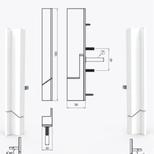 CREMONA MULTIPUNTO MINIMALISTA IZQ   BLANCO[10U]