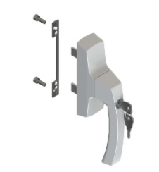 CREMONA OSCILOBATIENTE GIESSE ASIA C/LLAVE NEGRO
