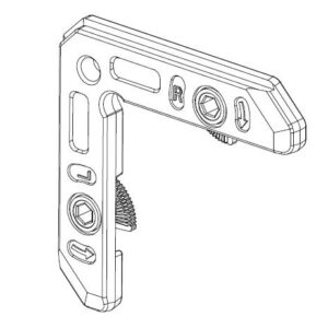 ESCUADRA ALINEAMIENTO EXL-55 PERFIL HOJA PT-5516