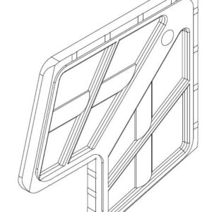 ESCUADRA ALINEAMIENTO NYLON EXL13584