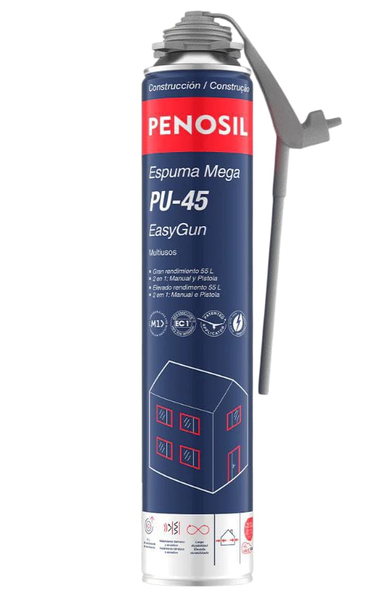 ESPUMA PU-45 2X1 CANULA /PISTOLA 750ML