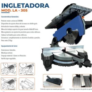 INGLETADORA PORTÁTIL MODELO LA-305 