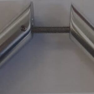 JGO SOPORTE TIRADOR T25 DOBLE DESPLZ  ANODIZ  INOX