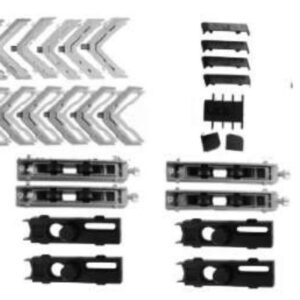KIT CORREDERA COMPLETO COR 4200 DE 2 RODAMIENTOS