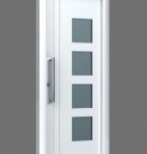 PANEL MODELO GARAJONAY 5 S/INOX 2000X800X23 BLANCO