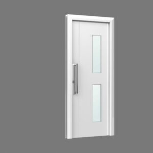 PANEL MODELO GARAJONAY 6 BLANCO S/INOX 2000X800X21