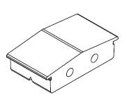 PIEZA EPDM SEPARACION DE VIDRIOS GLASS RAIL