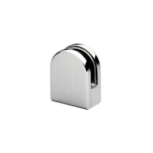 PINZA P/VIDRIO BARANDILLA  BASE PLANA  INOX 316