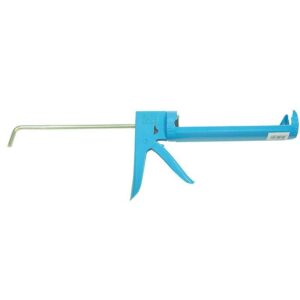 PISTOLA SILICONA AZUL METÁLICA