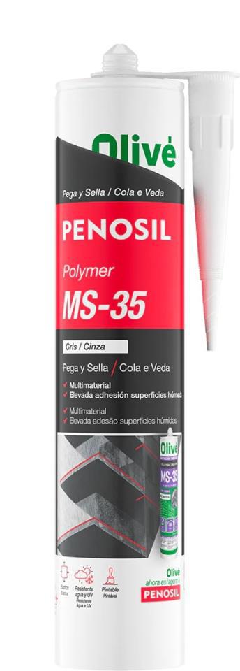 POLIMERO PENOSIL MS-35 BLANCO C300ML 12UND