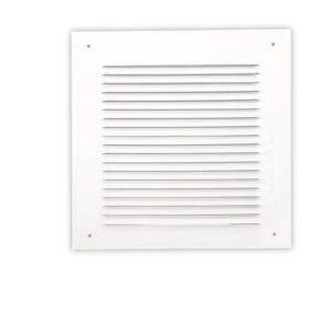 REJILLA VENTILACION ALUMINIO 150X150 NEGRO 2 CARA
