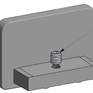REMATE PASAMANO RECTANGULAR 60 CORTIZO NEGRO