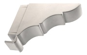 REMATE PERGOLA 120X40 MM BLANCO