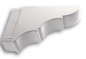 REMATE PERGOLA ALUMINIO 100X40 BRUTO