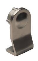 SOPORTE TIRADOR TUBO 50MM PLATA  JUEGO 