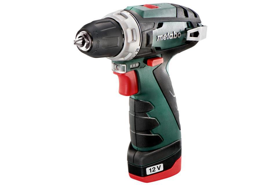TALADRO ATORNILLADOR BATERÍA METABO 12V POWERMAXX