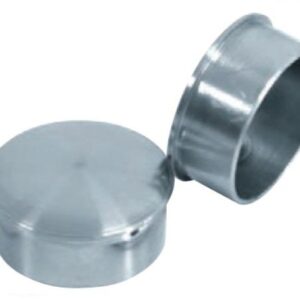 TAPA INOX 316 BRILLO TUBO 40MM  TIRADOR APOLO 