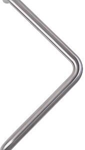 TIRADOR ALUMINIO- INOX  ACODADO MODELO H-203