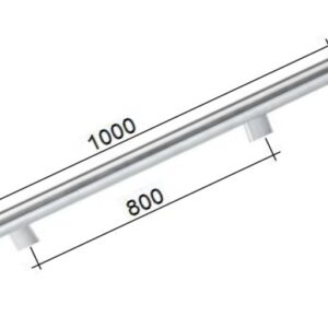 TIRADOR INOX 316 TORREON RECTO 1000xØ32 INDIVIDUAL