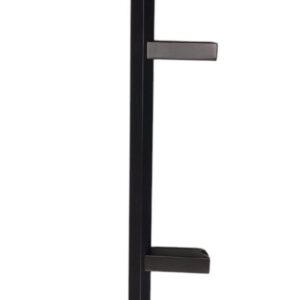 TIRADOR RECTANGULAR INCLINADO 500X30X20 NEGRO