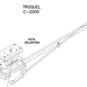TROQUEL CIERRE CIERRES 3010 Y 3015 6500COR / AL14 